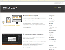 Tablet Screenshot of mesutuzun.com